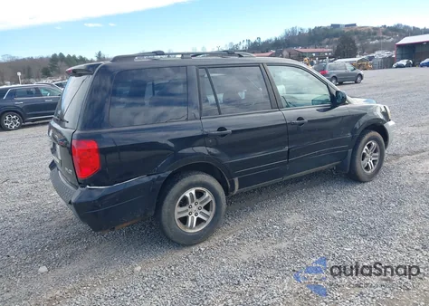 2005 Honda Pilot Ex-L from USA, damaged, VIN 5FNYF18625B019934